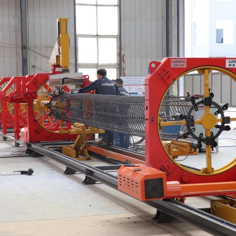 Automatic Pile Cage Welding Machine Operation Process