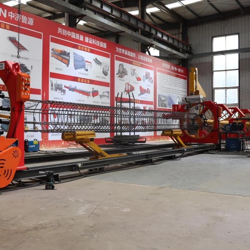 Automatic Pile Cage Welding Machine Operation Process