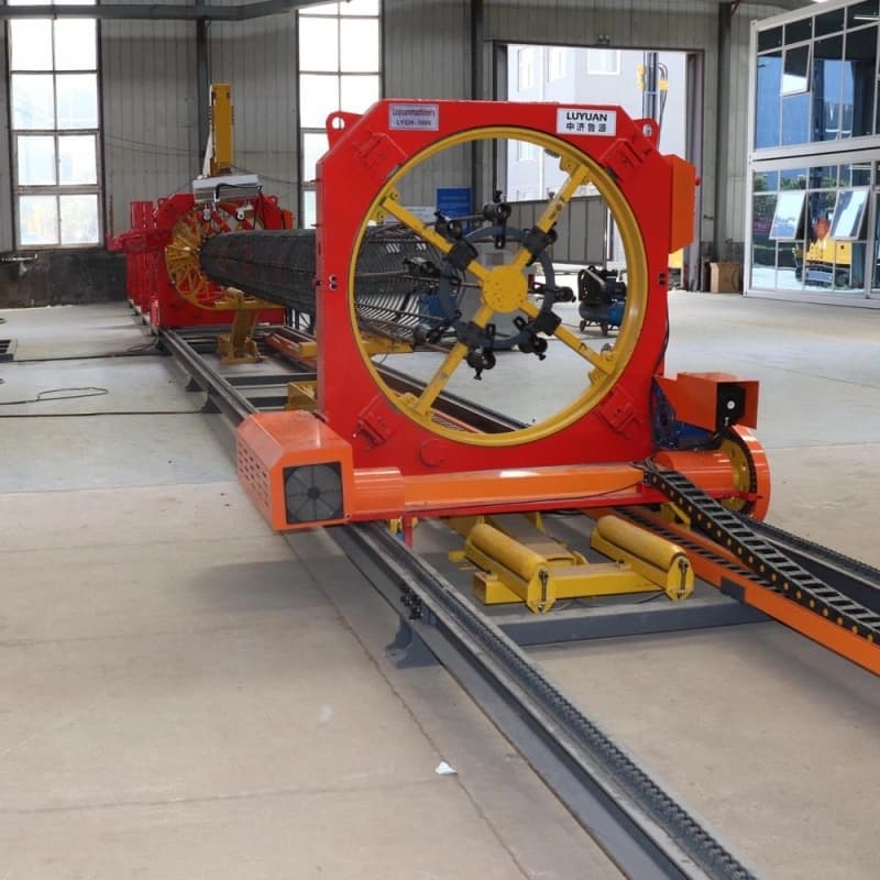 Automatic Pile Cage Welding Machine Operation Process