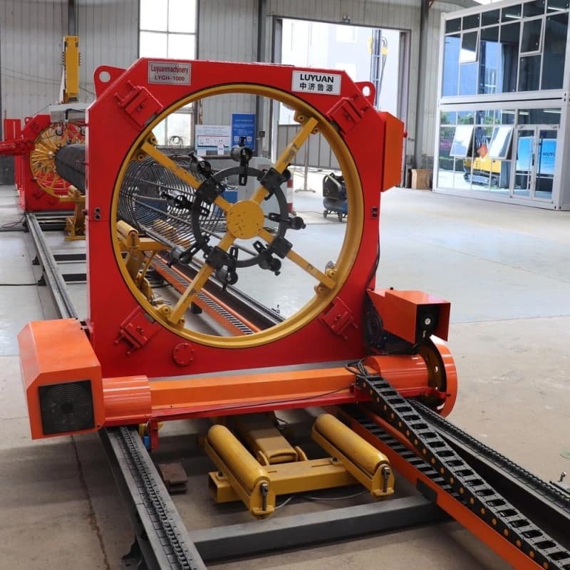 Automatic Pile Cage Welding Machine Operation Process