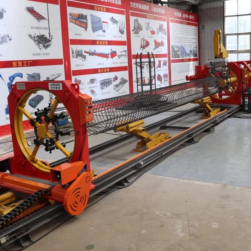 Automatic Pile Cage Welding Machine Operation Process